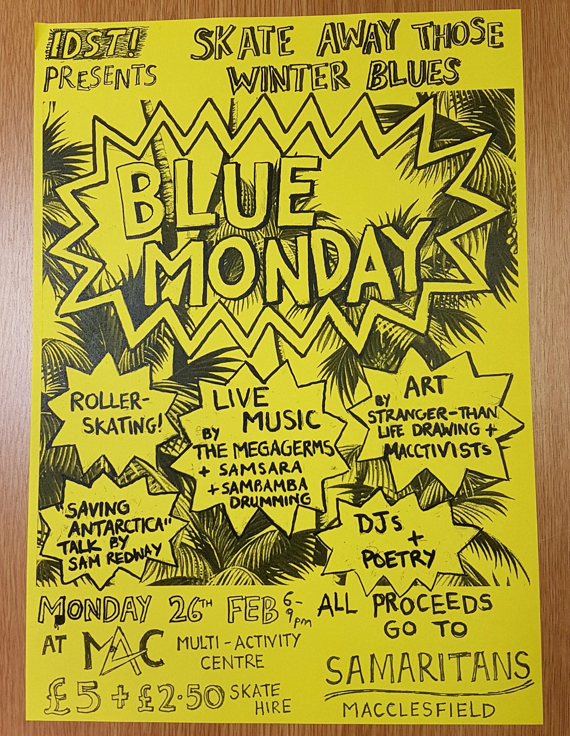 idst-blue-monday-yellow-poster